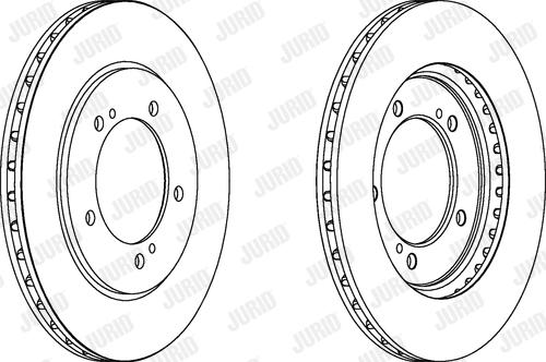 Jurid 562445J - Bremžu diski www.autospares.lv