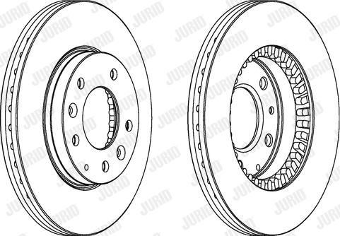 Jurid 562446JC - Bremžu diski www.autospares.lv