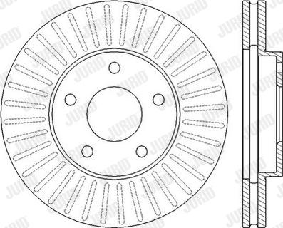 Jurid 562441J - Bremžu diski www.autospares.lv