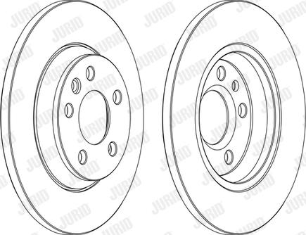 Jurid 562448JC - Bremžu diski www.autospares.lv