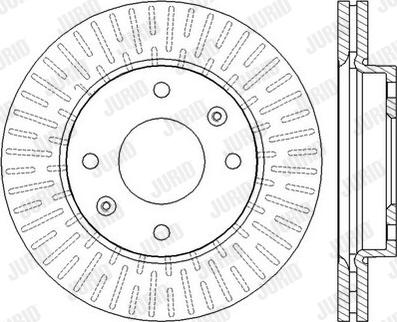 Jurid 562459J-1 - Bremžu diski www.autospares.lv