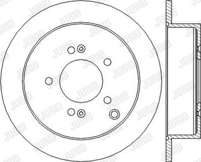 Jurid 562454J - Bremžu diski www.autospares.lv