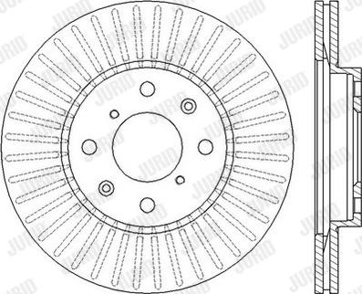 Jurid 562456J - Bremžu diski www.autospares.lv