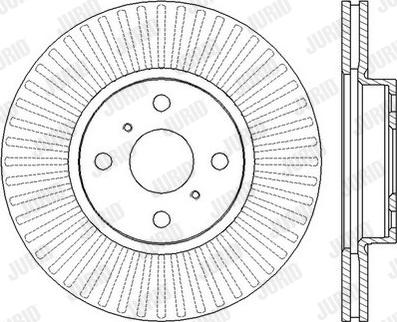 Jurid 562452J - Bremžu diski www.autospares.lv