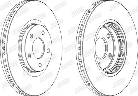 Jurid 562465JC-1 - Bremžu diski www.autospares.lv