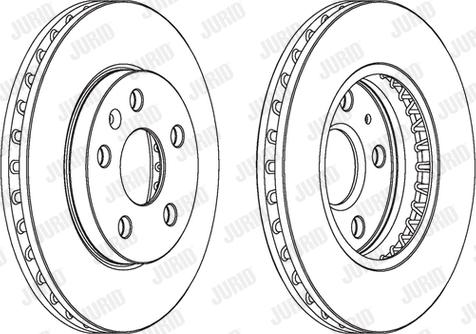 Jurid 562460JC - Bremžu diski www.autospares.lv