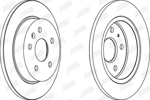 Jurid 562461JC-1 - Bremžu diski www.autospares.lv