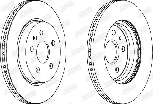 Jurid 562463JC - Bremžu diski www.autospares.lv