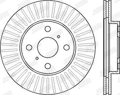 Jurid 562409J - Bremžu diski www.autospares.lv