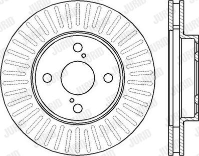 Jurid 562414J - Bremžu diski www.autospares.lv