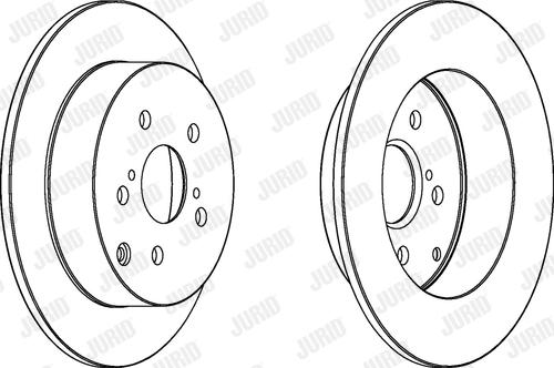 Jurid 562415JC-1 - Bremžu diski www.autospares.lv