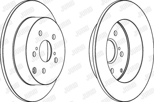 Jurid 562415J - Bremžu diski www.autospares.lv