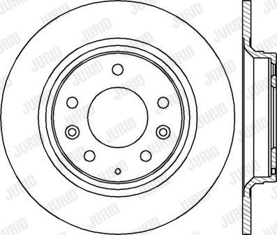 Jurid 562416J - Bremžu diski www.autospares.lv