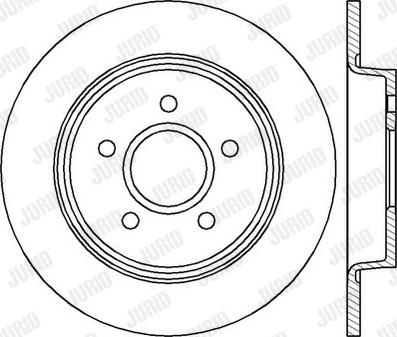 Jurid 562411JC-1 - Bremžu diski autospares.lv