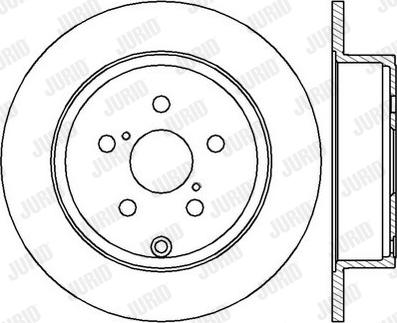 Jurid 562418J - Bremžu diski www.autospares.lv