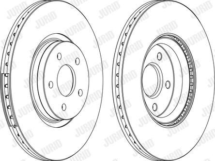 Jurid 562434J - Brake Disc www.autospares.lv