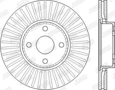 Jurid 562436J-1 - Bremžu diski autospares.lv