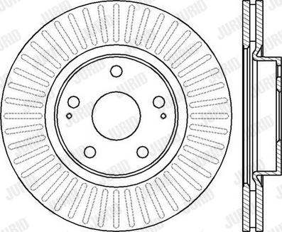 Jurid 562430J - Bremžu diski www.autospares.lv