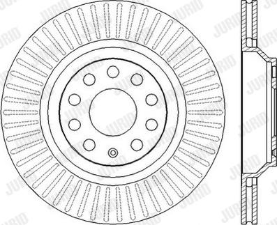 Jurid 562432J - Bremžu diski www.autospares.lv