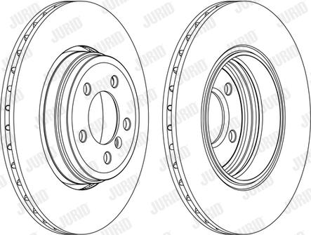 Jurid 562437J - Bremžu diski www.autospares.lv