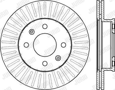 Jurid 562425J - Bremžu diski www.autospares.lv