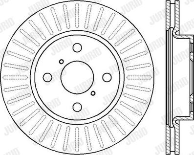 Jurid 562421JC-1 - Bremžu diski www.autospares.lv