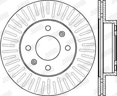 Jurid 562428J - Bremžu diski www.autospares.lv