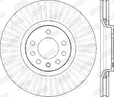 Jurid 562423J - Bremžu diski www.autospares.lv