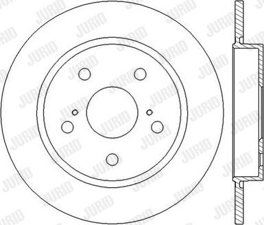 Jurid 562599JC-1 - Bremžu diski www.autospares.lv