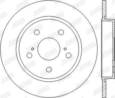 Jurid 562599JC - Bremžu diski www.autospares.lv