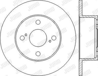 Jurid 562598J-1 - Bremžu diski www.autospares.lv