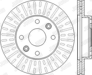 Jurid 562556J-1 - Bremžu diski www.autospares.lv