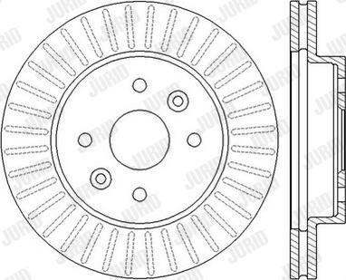 Jurid 562557J-1 - Bremžu diski www.autospares.lv