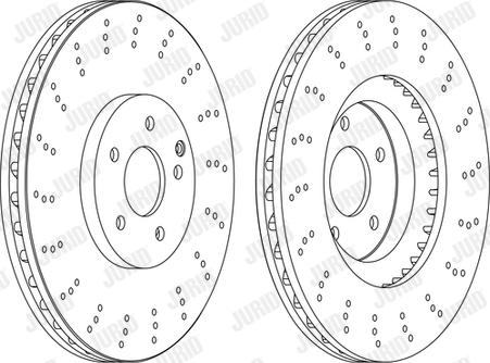 Jurid 562569JC - Bremžu diski www.autospares.lv