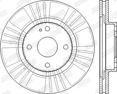 Jurid 562565J-1 - Bremžu diski www.autospares.lv