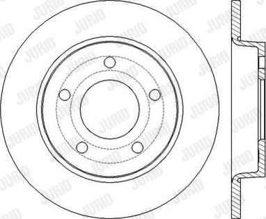 Jurid 562560JC-1 - Bremžu diski www.autospares.lv