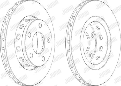 Jurid 562515JC - Bremžu diski www.autospares.lv