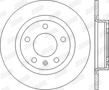 Jurid 562580JC - Bremžu diski www.autospares.lv