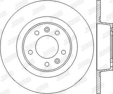 Jurid 562583JC - Bremžu diski www.autospares.lv