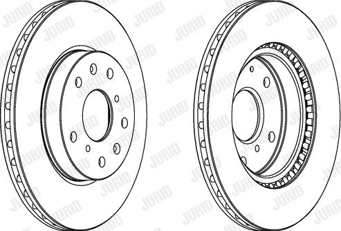 Jurid 562534JC - Bremžu diski www.autospares.lv