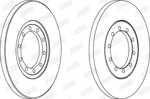 Jurid 562537JC - Brake Disc www.autospares.lv