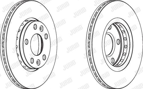 Jurid 562529JC - Bremžu diski www.autospares.lv