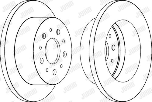 Jurid 562526JC - Brake Disc www.autospares.lv