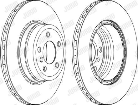 Jurid 562523JC-1 - Bremžu diski www.autospares.lv