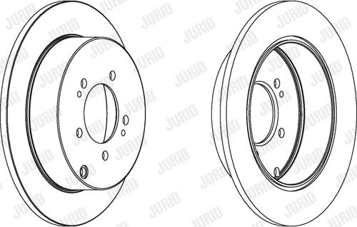 Jurid 562527JC-1 - Bremžu diski www.autospares.lv