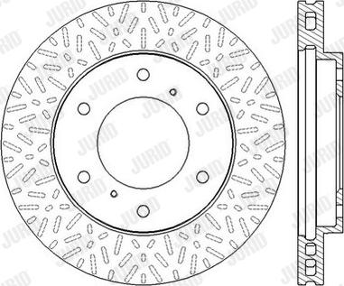 Jurid 562572JC-1 - Bremžu diski www.autospares.lv