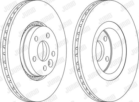 Jurid 562643JC - Bremžu diski www.autospares.lv