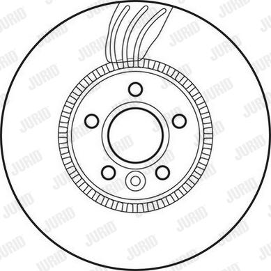 Jurid 562643JC - Bremžu diski www.autospares.lv