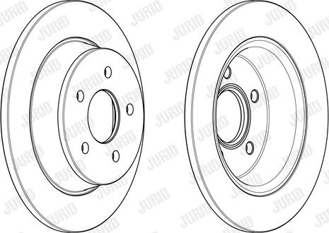 Jurid 562655JC - Bremžu diski autospares.lv