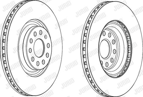 Jurid 562663JC-1 - Bremžu diski www.autospares.lv